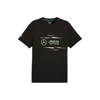 PUMA Mercedes AMG-Petronas F1 SS24 T-Shirt Men's Black