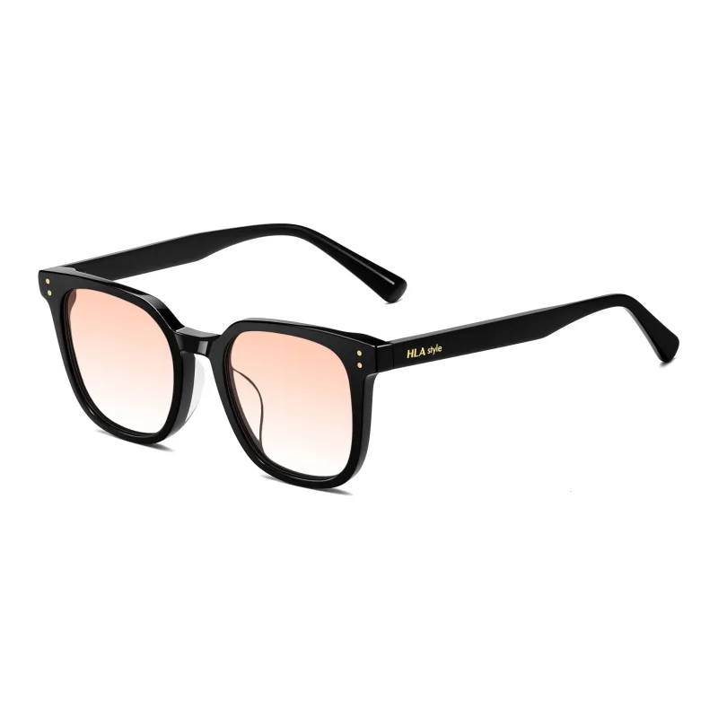 HLA Plate Frame Square Sunglasses Unisex-8