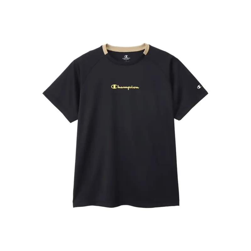 Champion T Shirt Men's Black/Gold-0