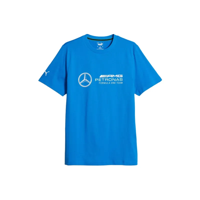 PUMA Mercedes AMG F1 T Shirts Men Blue-0