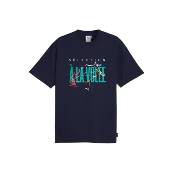 PUMA House Of Graphics Collection T Shirt Men's Marine Blue