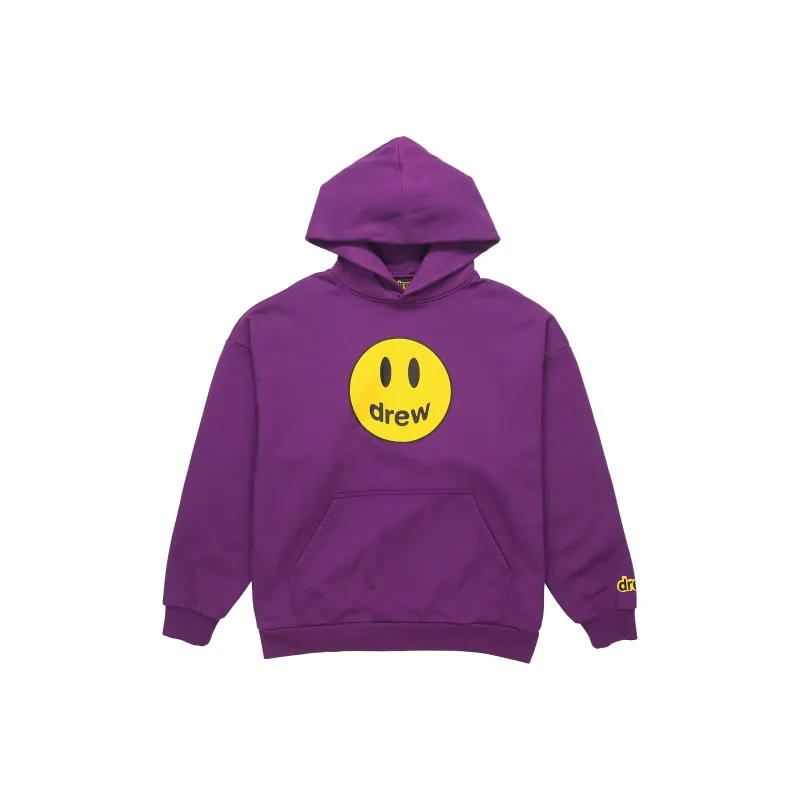 Drew House Smiley Collection Sweatshirts Unisex Purple-0