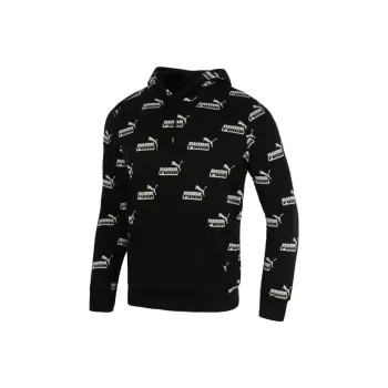 PUMA Logo Printed Sweatshirts Men Black