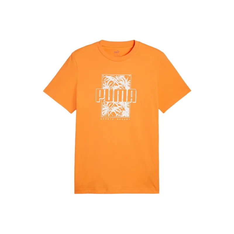 PUMA Essentials+ Palm T Shirts Men Yellow-0