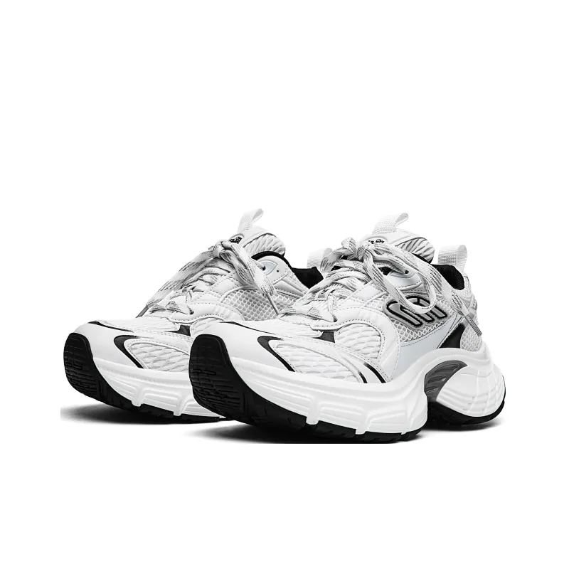 MVA Anti Slip Wear Resistant Breathable Impact Resistant Lightweight Low Top Chunky Sneakers Unisex-2