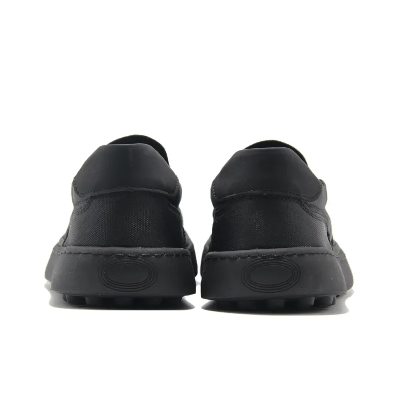Mo Xu Men's Casual Shoes Men Low Top Black-5