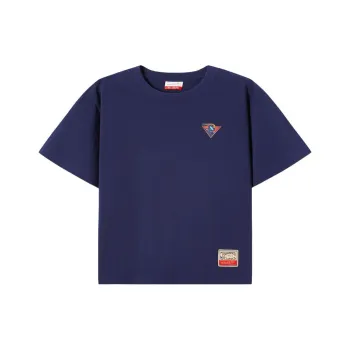 Mitchell & Ness x NBA Golden State Warriors SS25 Lifestyle T Shirt Unisex Navy Blue