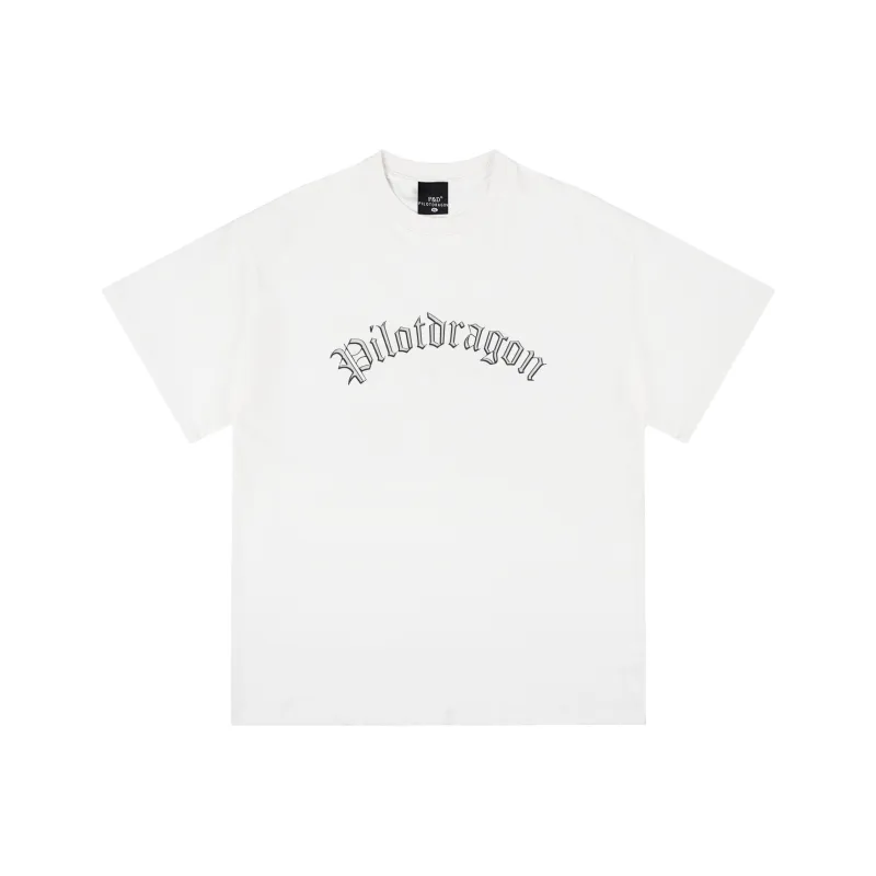 PILOTDRAGON Loose Fit Casual Short Sleeved T Shirts Unisex-3