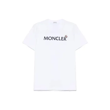 Moncler Logo Detailed Crewneck T Shirt