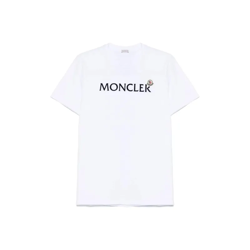 Moncler Logo Detailed Crewneck T Shirt-0