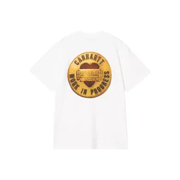 Carhartt WIP SS25 S/S Button T Shirt T Shirt Men's White