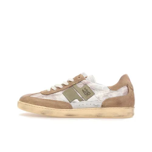 AirStep PIRATE Low Top Skateboard Shoes Men's White Umber