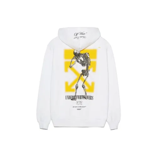 OFF WHITE X Undercover Skeleton Reverse Zip Hoodie