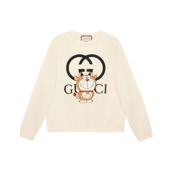 GUCCI x Doraemon Sweatshirt Men's Ivory White