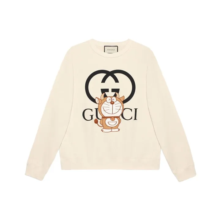 GUCCI x Doraemon Sweatshirt Men's Ivory White-0