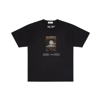 STONE ISLAND T Shirt Unisex Black