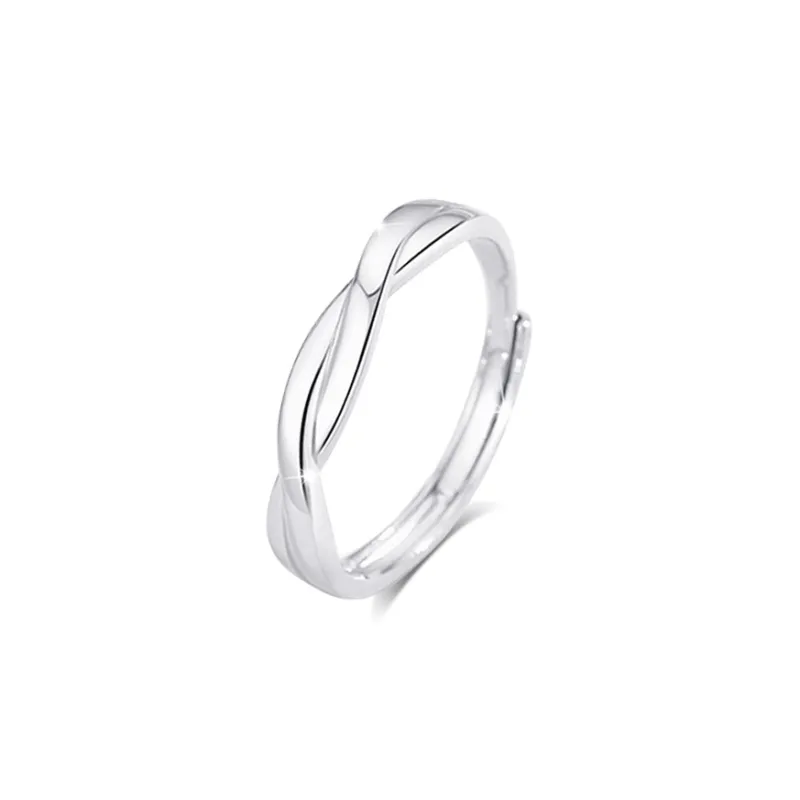 KUMET Sterling Silver Rings Unisex-5