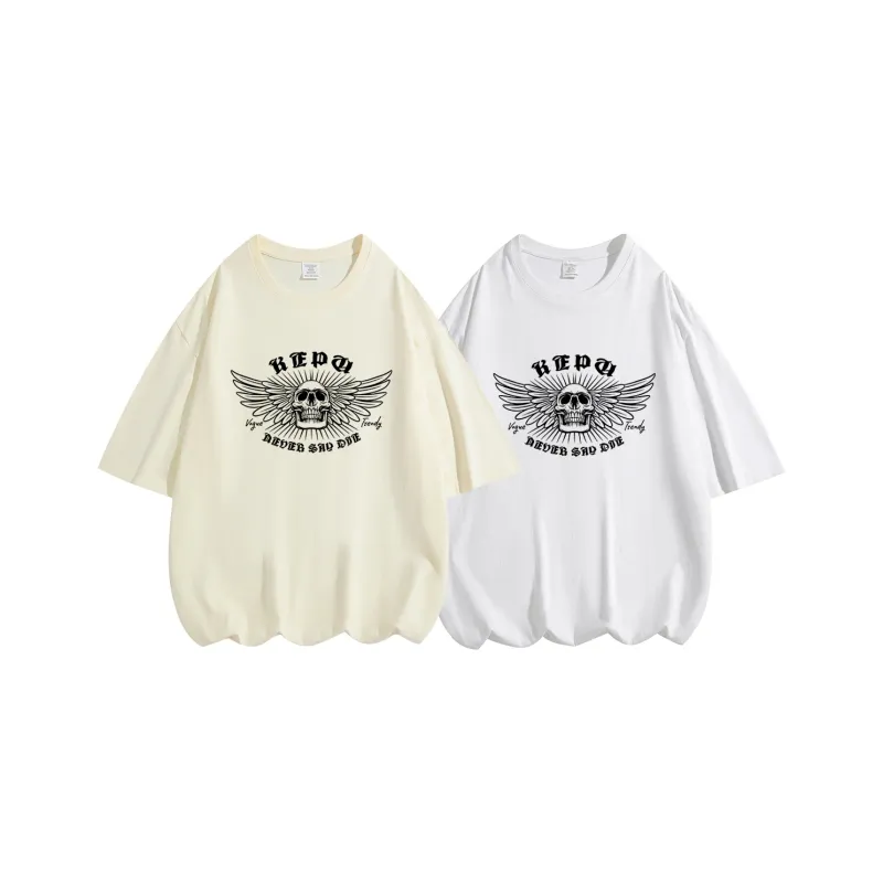Kepu T Shirt Unisex 2 Pack 2 Pack White+White-19