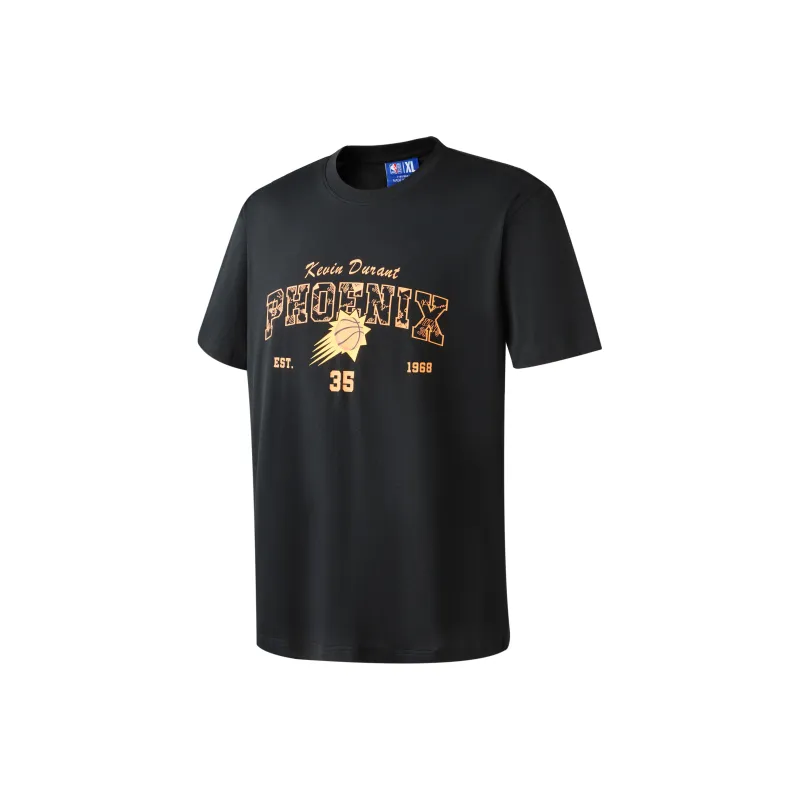 NBA Player Number Series T Shirts Unisex Black-0