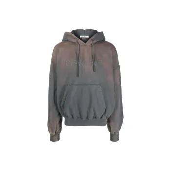 OFF WHITE Sweatshirt Loose Fit Men's Umber