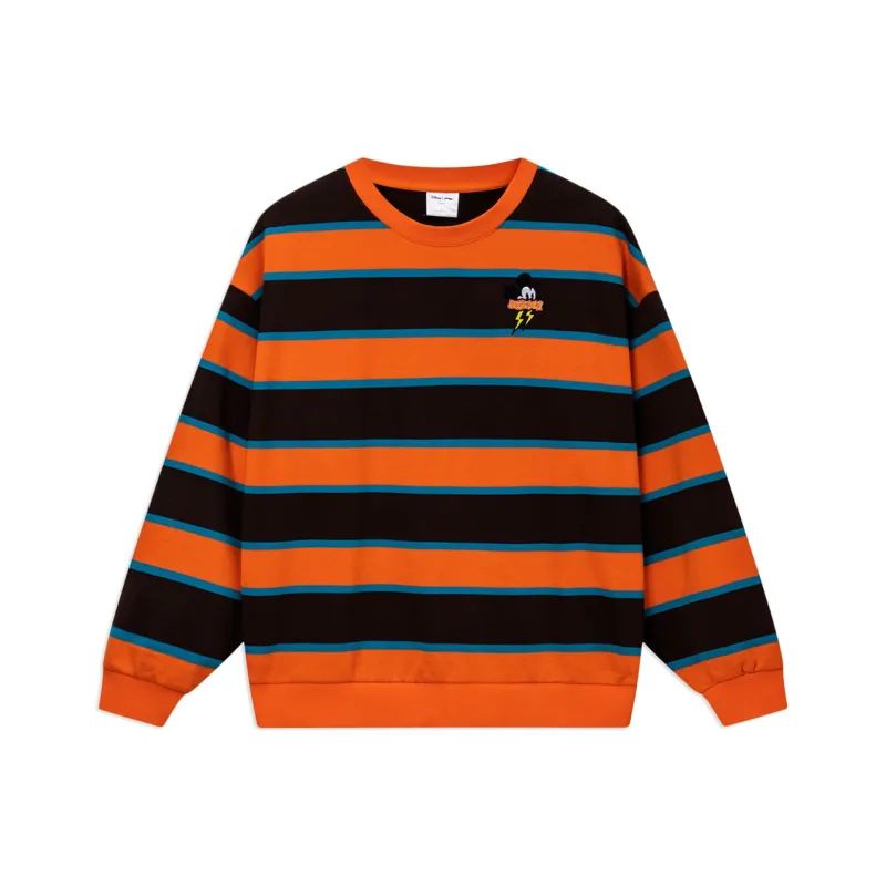 LiNing Disney Sweatshirt Unisex Couple's Flame Orange-0