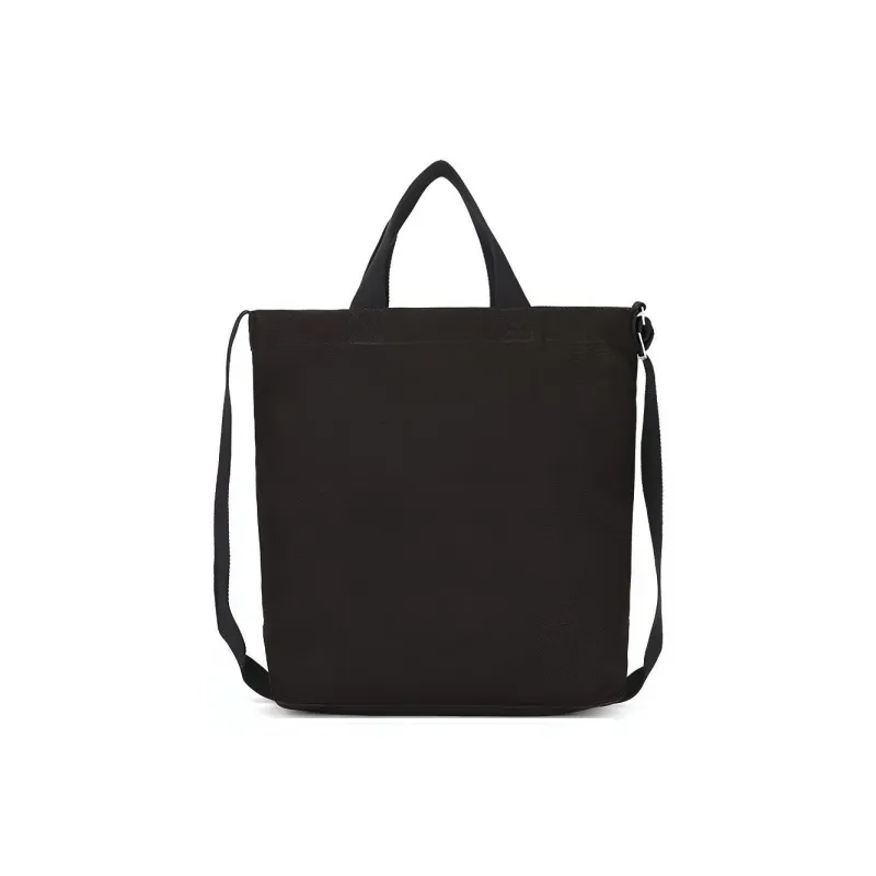 NATIONAL GEOGRAPHIC Canvas Tote Bag, Shopping Bag, Portable Crossbody Bag, Shoulder Bag Large Size Unisex Black/Beige-1