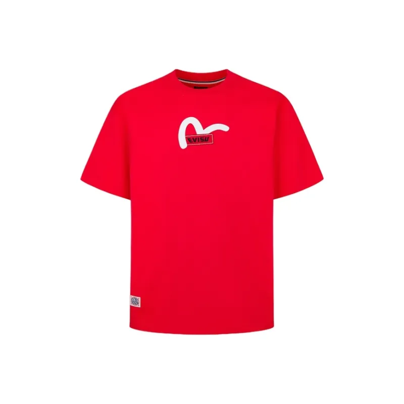 EVISU T Shirts Men Red-0
