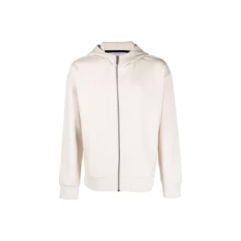 Calvin Klein Logo-patch Zip-up Hoodie
