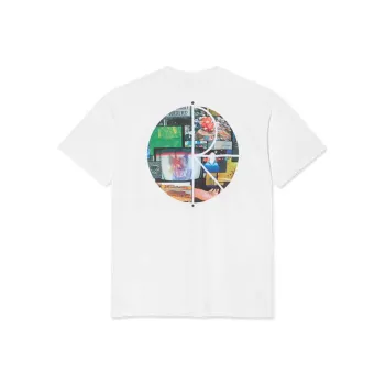 POLAR SKATE CO SS25 Fill Logo Ourselves Collage Tee T Shirt Unisex White