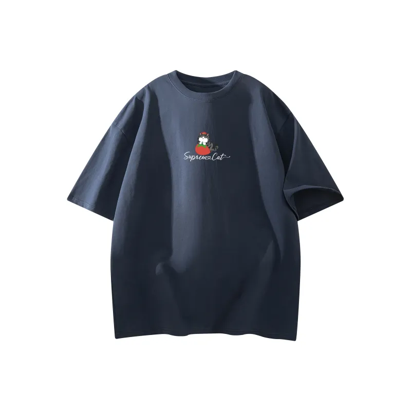 Supremo Cat T Shirts Unisex-6