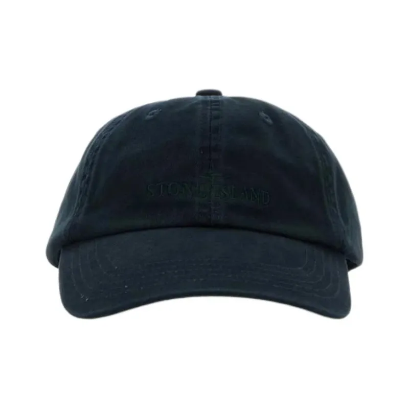 STONE ISLAND Logo Embroidered Baseball Cap-0