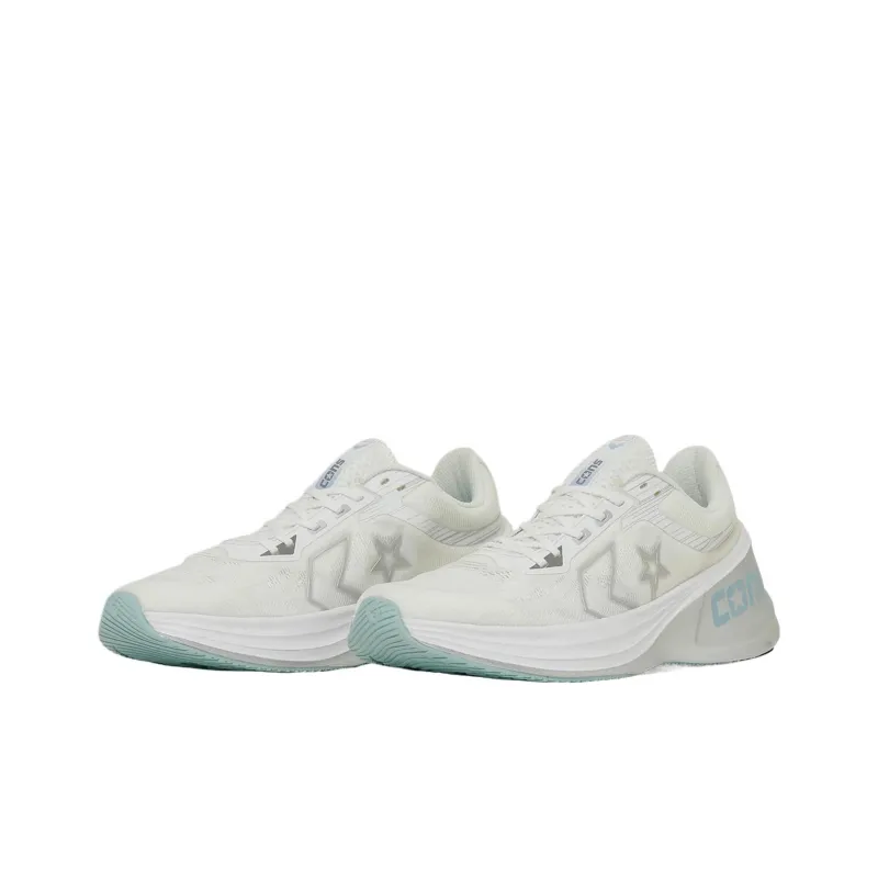 Converse CONS RUNSLASH 2 Lightweight Low Top Running Shoes Unisex White Silver-1