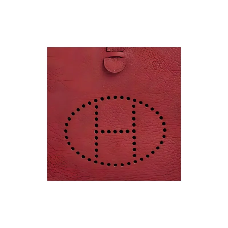 HERMES Evelyne Clemence Bullock Leather Crossbody Bag, Shoulder Bag 16 Women's-4