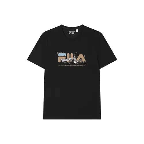 FILA T-Shirts Men Jet Black
