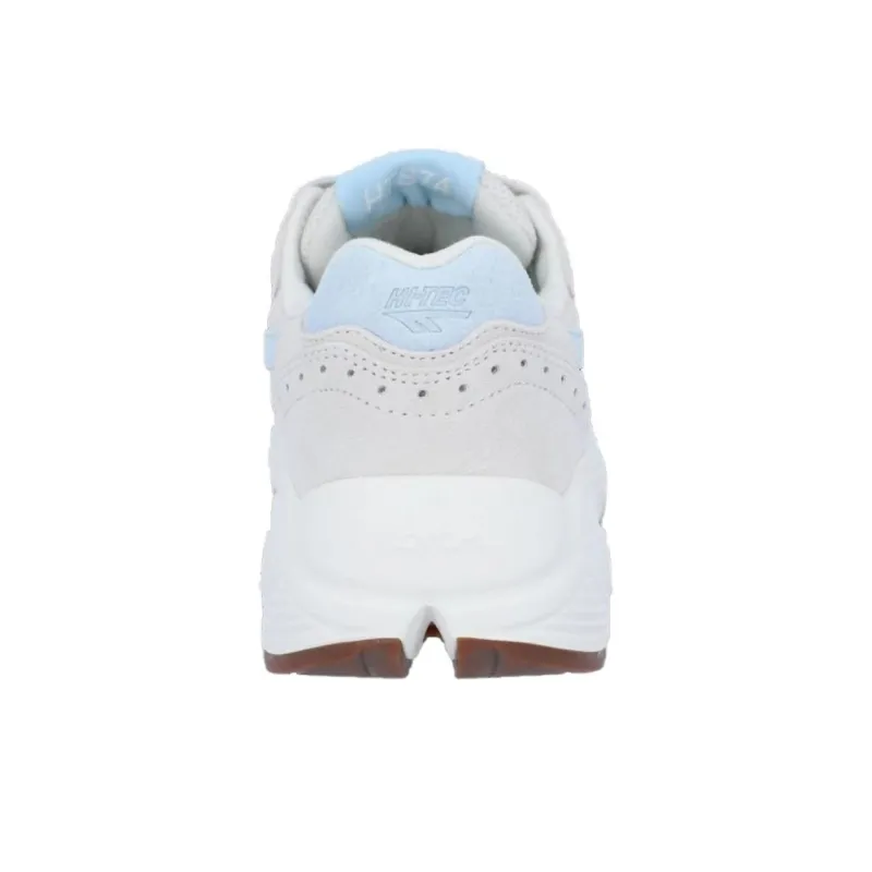 HI TEC Anti Slip Wear Resistant Low Top Casual Shoes Unisex White Blue-7