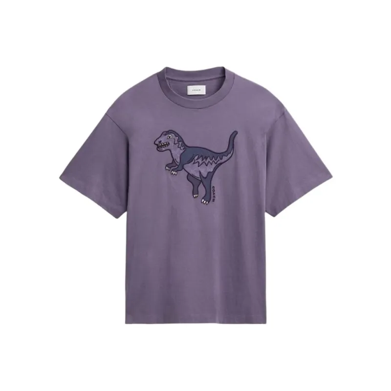 COACH SS24 T Shirt Men's Purple-0