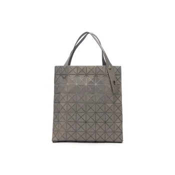 ISSEY MIYAKE PVC Tote Bag Shopping Bag Handbag Women's Gray