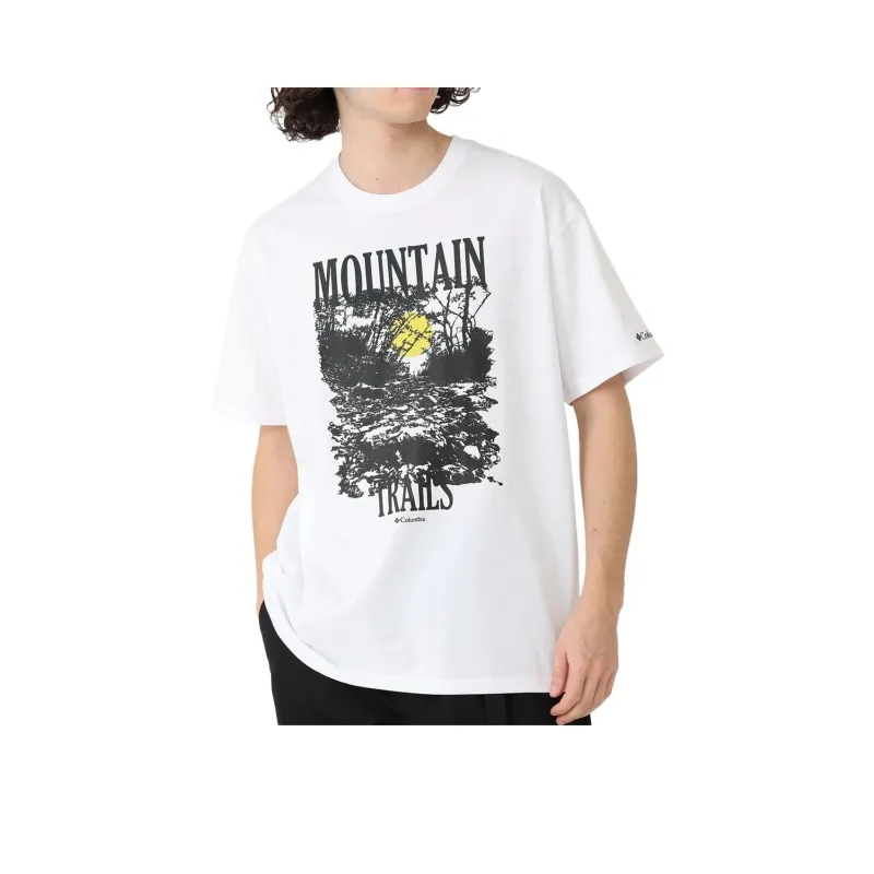 Columbia Navidad Butte T-Shirt Men's White-0