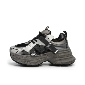 Dafu Leaps Forward Height Increasing Slip Resistant Low Top Chunky Sneakers Women's