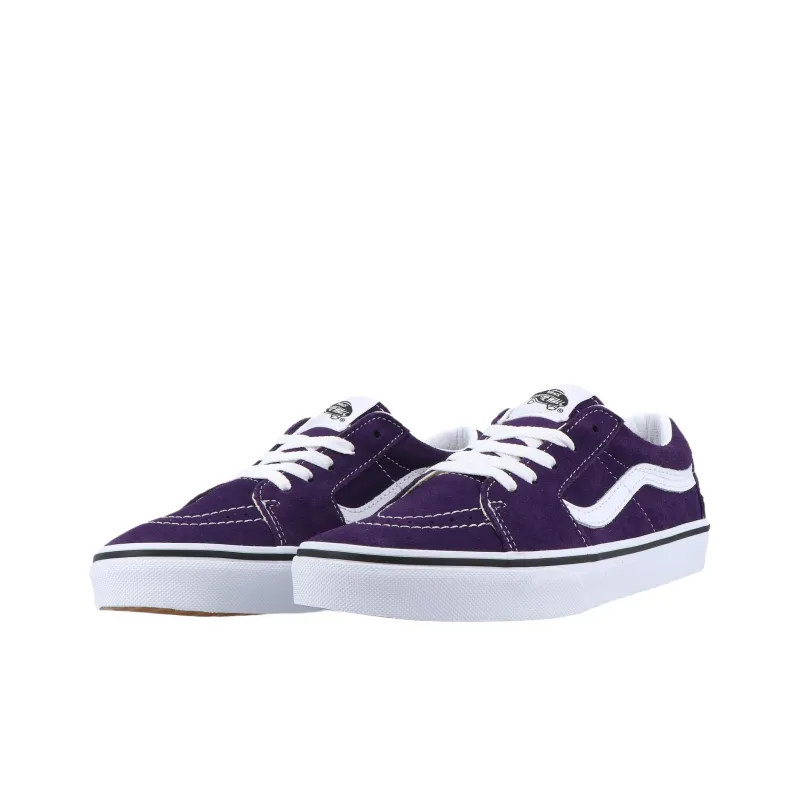 Vans SK8 Anti Slip Wear Resistant Low Top Skateboard Shoes Women's Purple-2