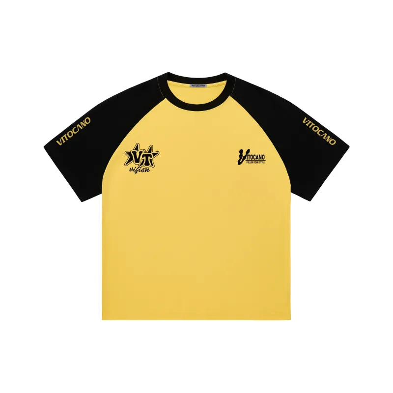 Vitocano T-Shirt Unisex White & Navy Blue-11