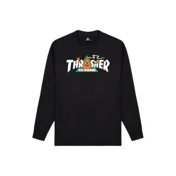 Toy Machine X Thrasher T-Shirts Unisex Black