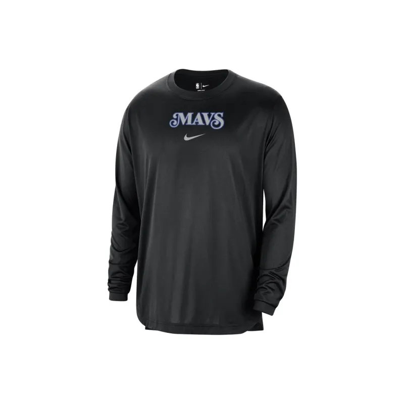 Nike x NBA Dallas Mavericks T Shirt Men's Black-0