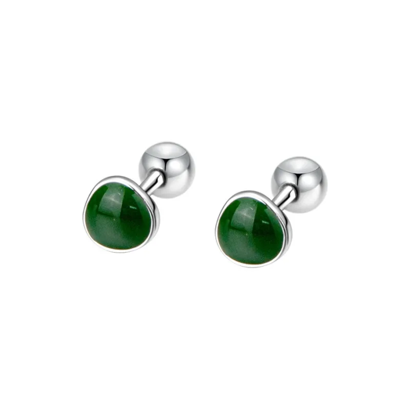 Zoo Jewel S925 Silver Stud Earrings Unisex-0