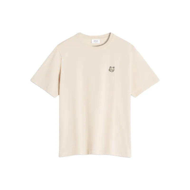 Maison Kitsune Bold Fox Head Patch Crewneck T Shirt-0