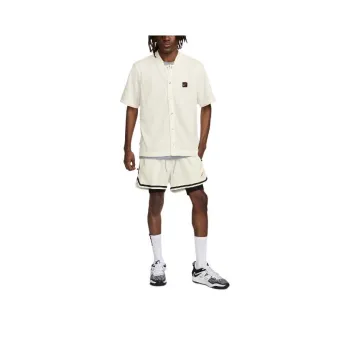 Nike Dri FIT Short Sleeve Basketball Top T Shirt Men's Beige