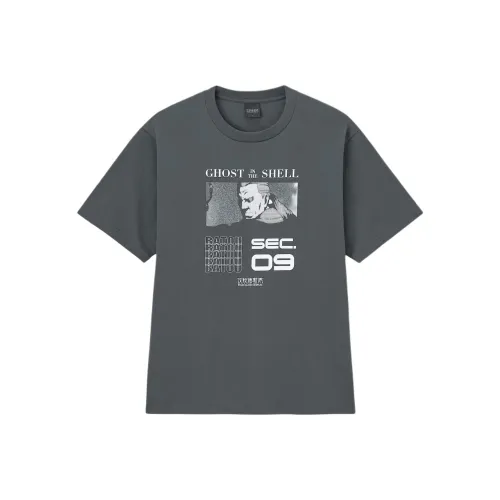 GU Attack On Titan Mobile Unit T-Shirts Men Gray