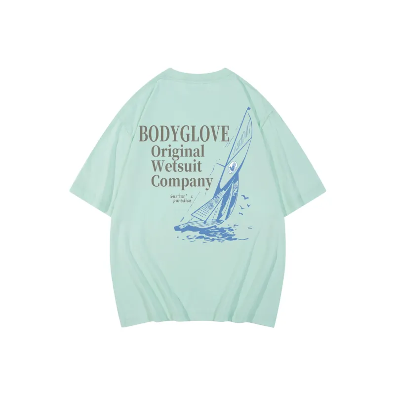 BODY GLOVE Drop Shoulder Sleeve T Shirt Unisex-20