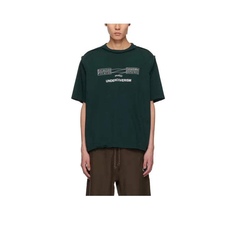 UNDERCOVER Logo print T shirt-2
