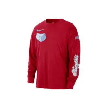Nike Memphis Grizzlies Courtside City Edition Men's Nike Nba Max90 Long Sleeve T Shirt